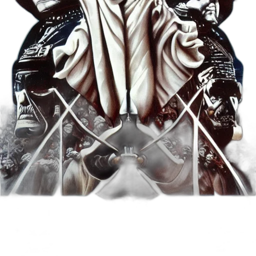 crown, mask, face, sword, fantasy art, photorealistic, concept art, comic book art transparent PNG cut-out