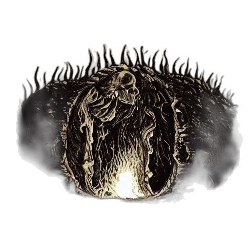creature, dragon, mask, hair, concept art, fantasy art, comic book art, pixel art transparent PNG cut-out