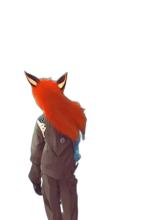 jacket, staff, animal, mask transparent PNG cut-out