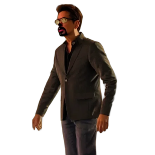 jacket, staff, robot, mask transparent PNG cut-out