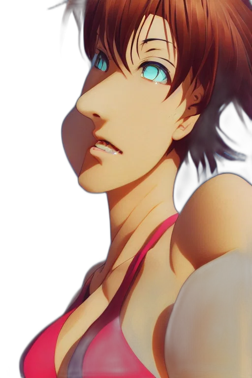 face, creature, anime, photorealistic transparent PNG cut-out
