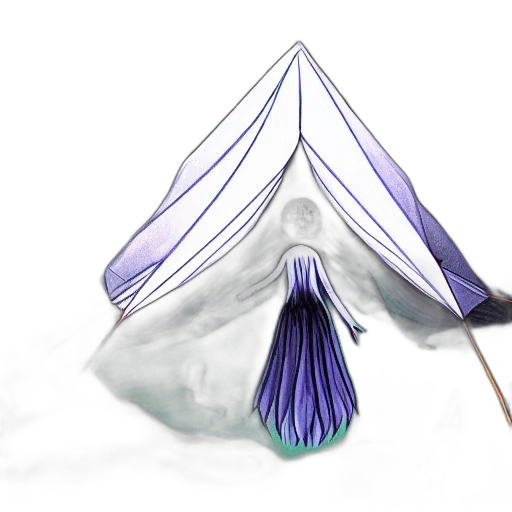 umbrella, flower, crown, hat, concept art, 3d render, photorealistic, watercolor transparent PNG cut-out