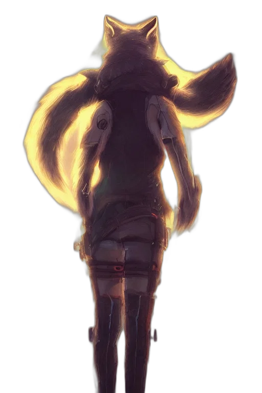 dress, staff, hair, mask transparent PNG cut-out