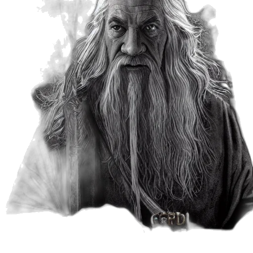 dragon, face, creature, staff transparent PNG cut-out