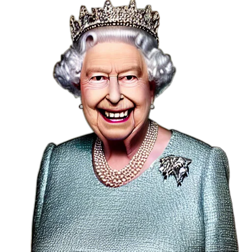 crown, face, jewelry, hat, photorealistic, 3d render, queen, england transparent PNG cut-out