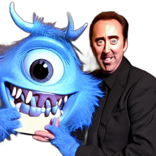creature, animal, mike, monster, inc, nic, cage, face transparent PNG cut-out