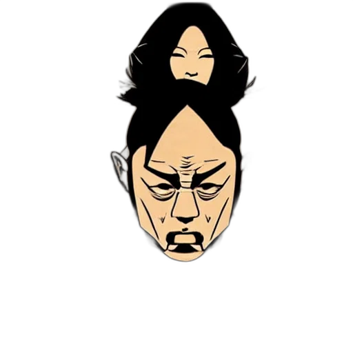 face, mask, staff, hair transparent PNG cut-out