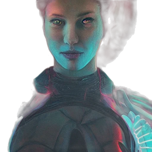 robot, face, mask, cyberpunk transparent PNG cut-out