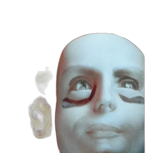 mask, face, robot, creature, 3d render, vaporwave, photorealistic, concept art transparent PNG cut-out