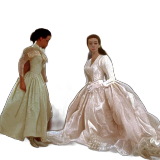 dress, oil painting, photorealistic, concept art transparent PNG cut-out