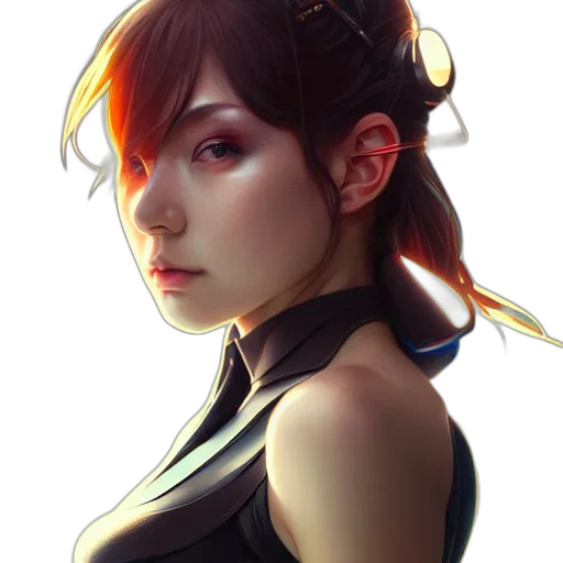 face, staff, dragon, robot transparent PNG cut-out