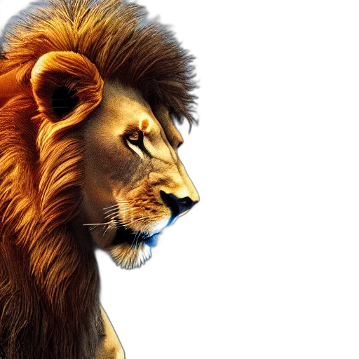 animal, photorealistic, 3d render, concept art transparent PNG cut-out