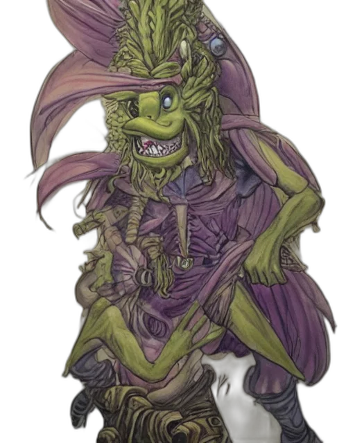 creature, staff, mask, dragon, concept art, fantasy art, 3d render, watercolor transparent PNG cut-out