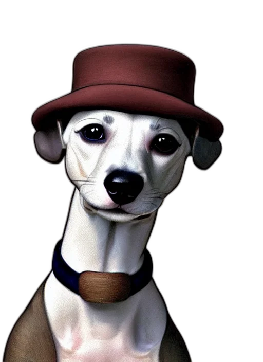 hat, animal, staff, face transparent PNG cut-out
