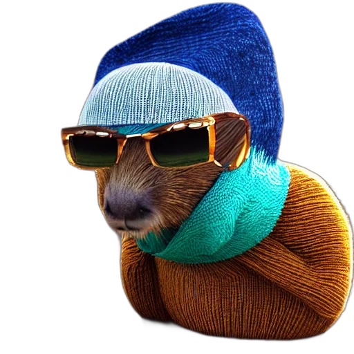 hat, jacket, animal, creature transparent PNG cut-out