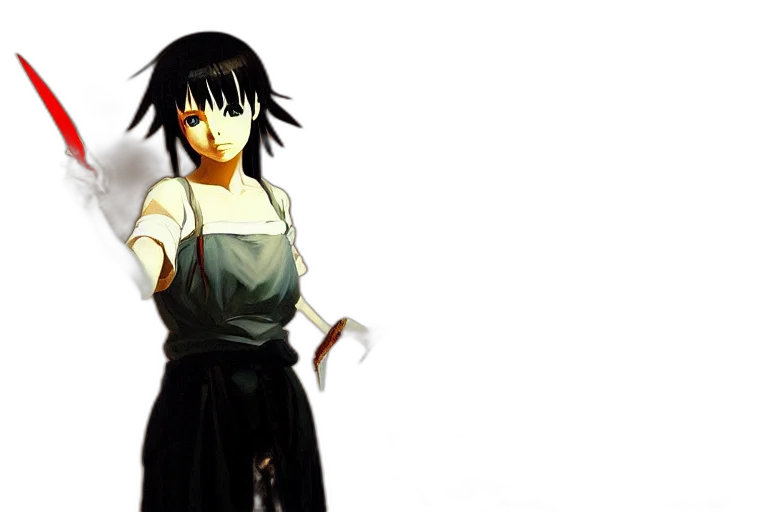 staff, dress, weapon, anime transparent PNG cut-out
