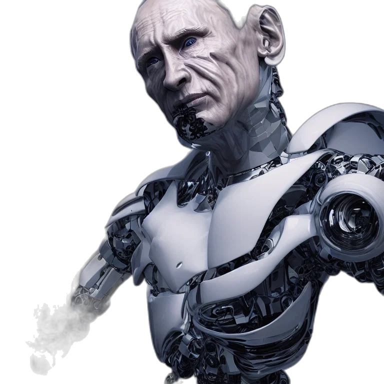 robot, face, concept art, 3d render, cyberpunk, fantasy art, octane, render transparent PNG cut-out