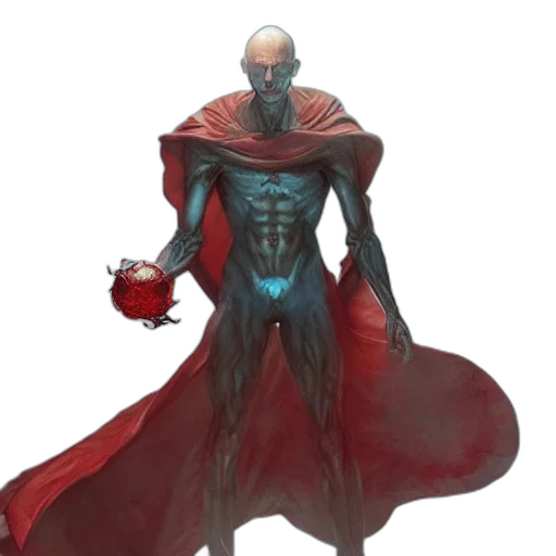 concept art, comic book art, fantasy art, 3d render transparent PNG cut-out