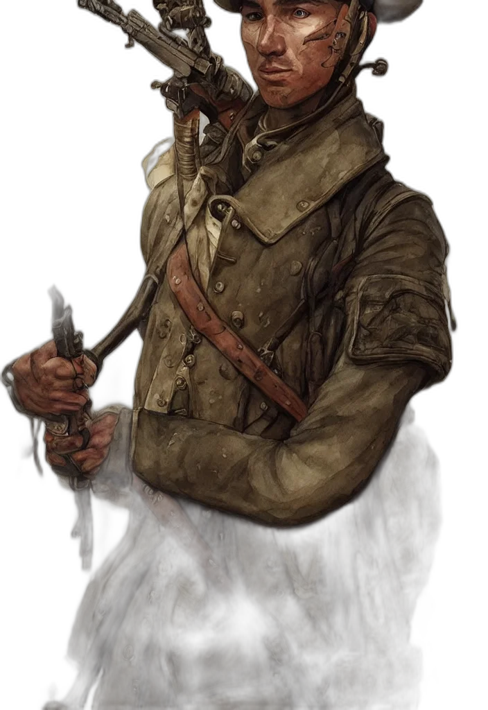 jacket, staff, mask, face transparent PNG cut-out