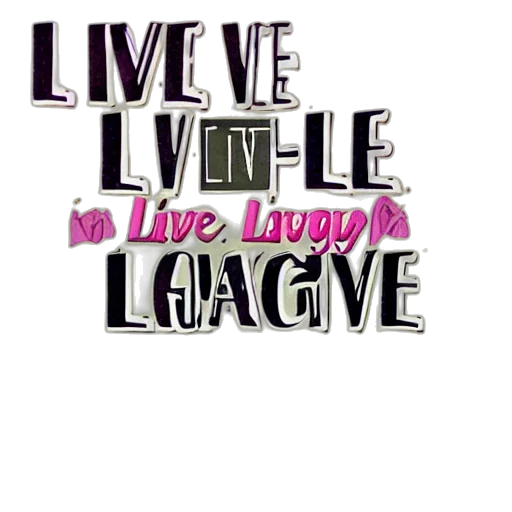 vaporwave, live, laugh, love transparent PNG cut-out