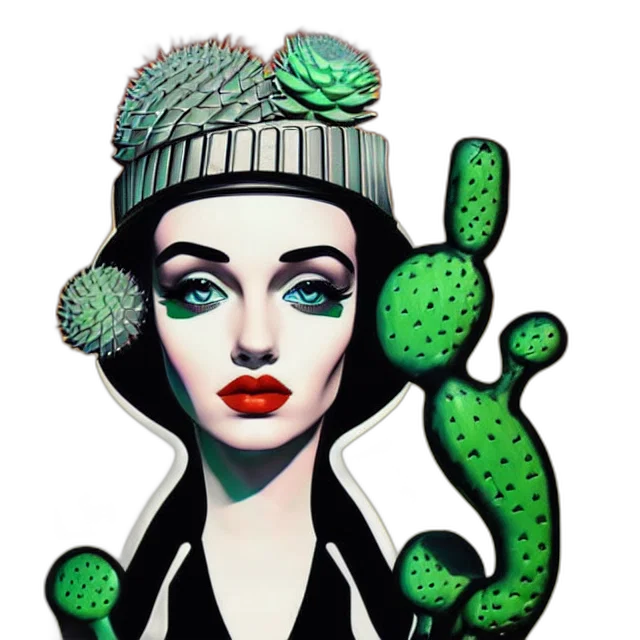 hat, fantasy art, photorealistic, cartoon, pixel art, green, monochrome, epic transparent PNG cut-out
