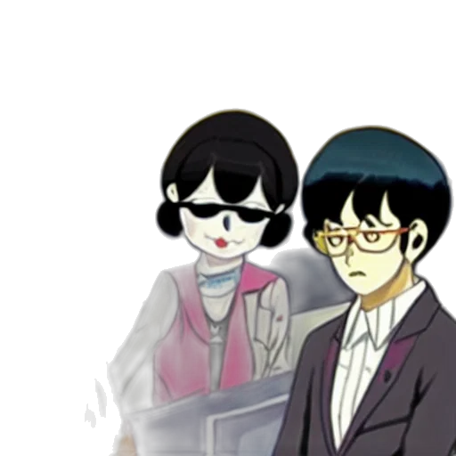 staff, jacket, mask, cartoon transparent PNG cut-out