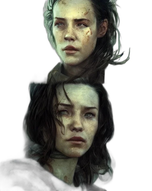 face, creature, crown, concept art, photorealistic, fantasy art, comic book art, underwater transparent PNG cut-out