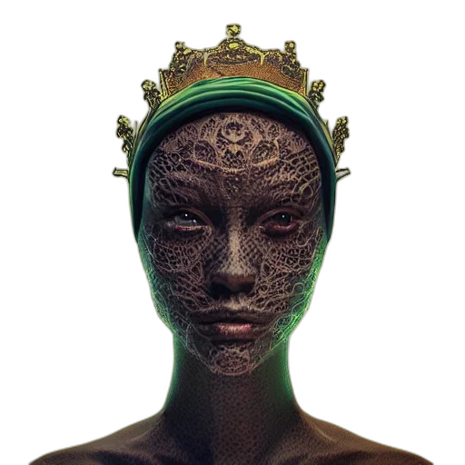 crown, mask, face, jewelry transparent PNG cut-out