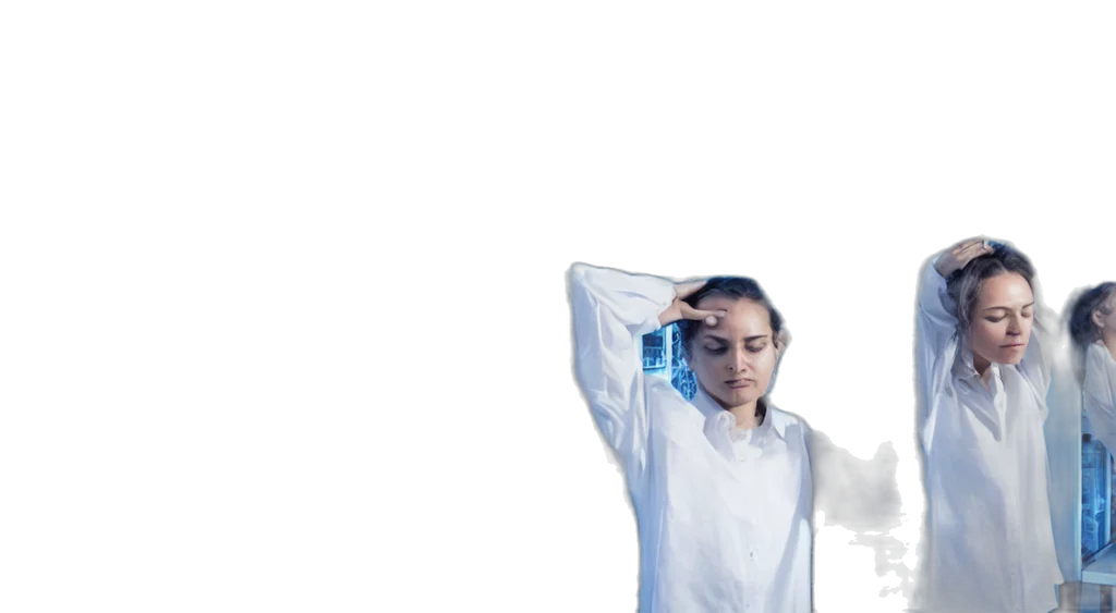 staff, robot, jacket, bottle transparent PNG cut-out