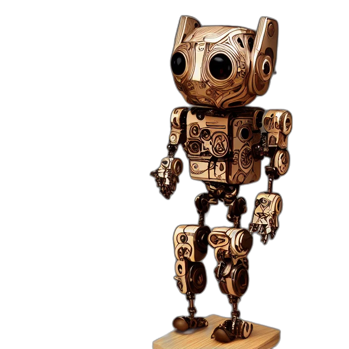 robot, 3d render, concept art, highly transparent PNG cut-out