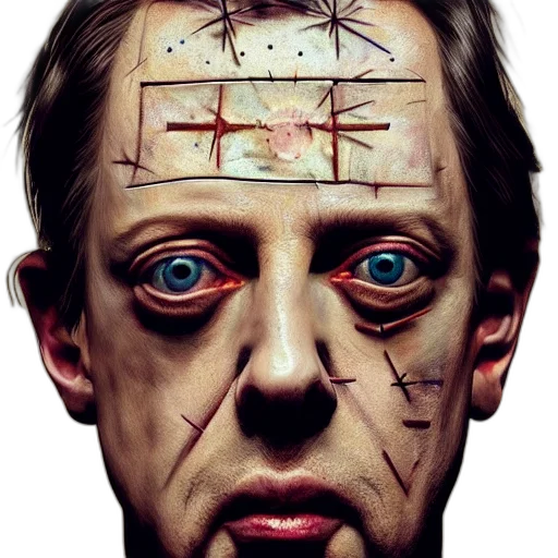 face, mask, staff, robot transparent PNG cut-out