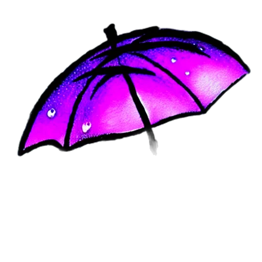 umbrella, hat, staff, jacket transparent PNG cut-out