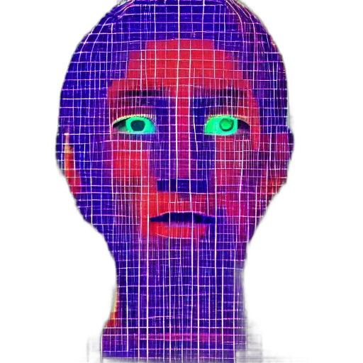 face, robot, mask, crown transparent PNG cut-out