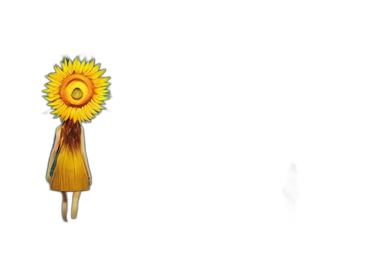 flower, staff, hair, creature, concept art, 3d render, pixel art, fantasy art transparent PNG cut-out