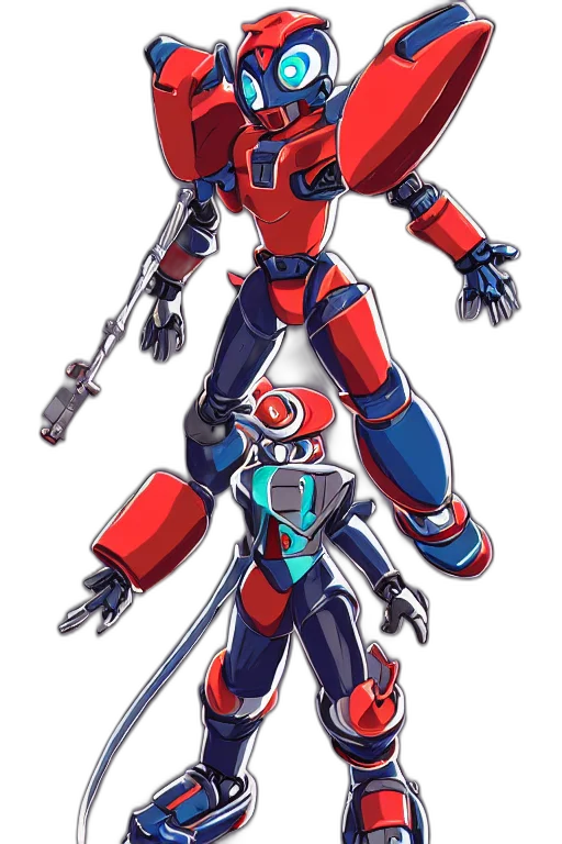 robot, weapon, concept art, 3d render transparent PNG cut-out