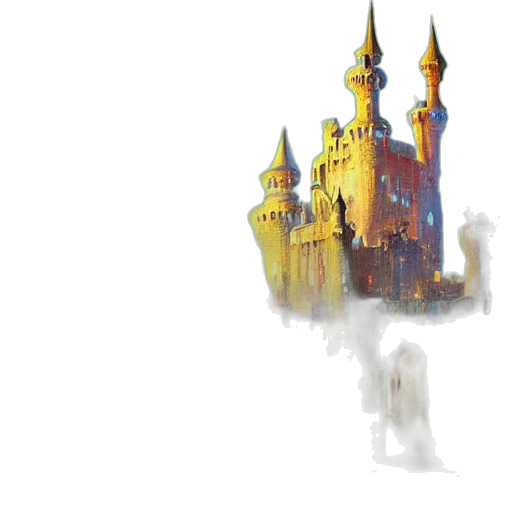 crown, concept art, watercolor, fantasy art transparent PNG cut-out