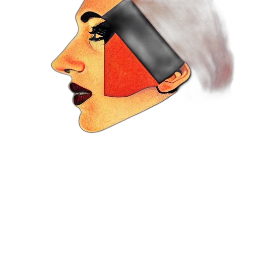 mask, face, hat, staff transparent PNG cut-out