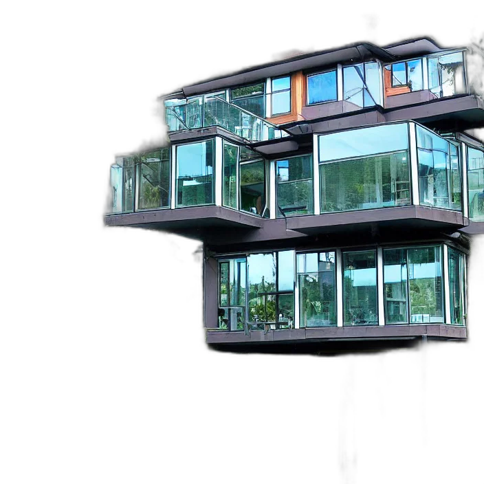building, furniture, crown, 3d render transparent PNG cut-out