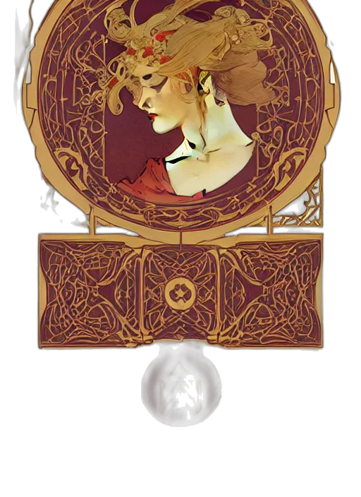 jewelry, crown, staff, mask, fantasy art, concept art, anime, pixel art transparent PNG cut-out