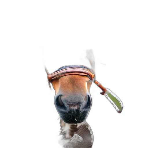 staff, animal, mask, hat, 3d render, photorealistic, concept art, fantasy art transparent PNG cut-out