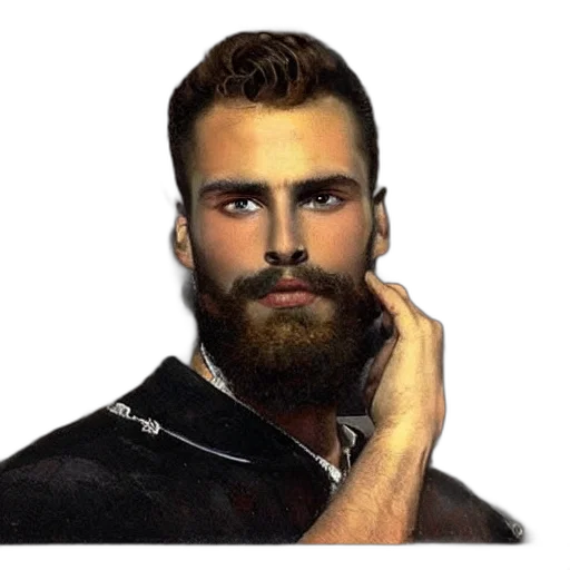 face, jacket, staff, hair transparent PNG cut-out