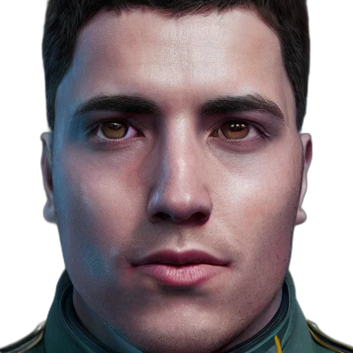 face, staff, mask, jacket transparent PNG cut-out
