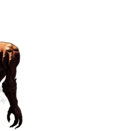 creature, animal, hair, weapon transparent PNG cut-out