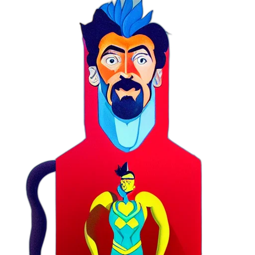 comic book art, cartoon, concept art, pixel art, ultra, realistic, portrait, captain transparent PNG cut-out