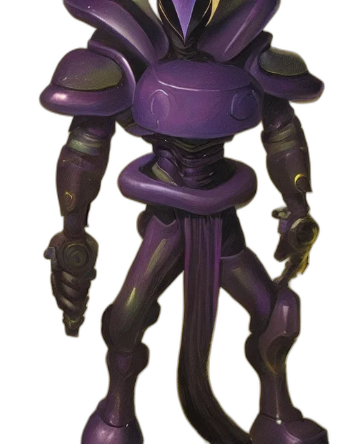 robot, staff, creature, concept art transparent PNG cut-out