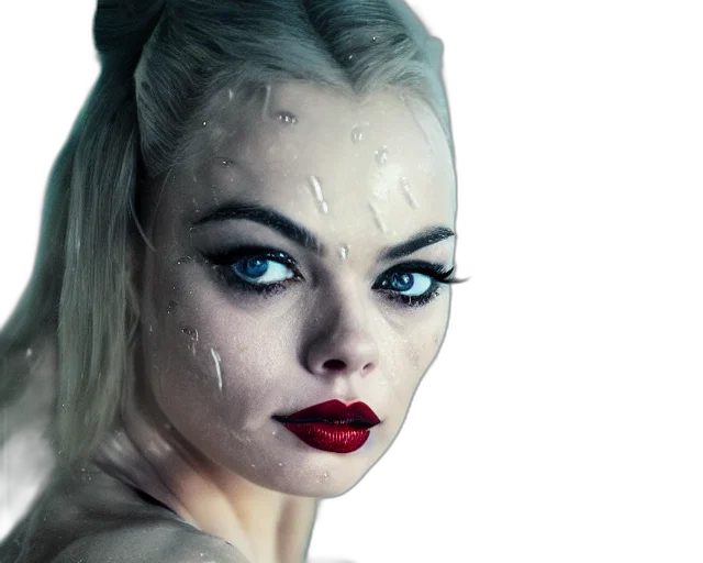 face, mask, photorealistic, comic book art transparent PNG cut-out