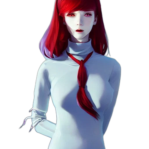 dress, robot, hat, mask, concept art, fantasy art, anime, photorealistic transparent PNG cut-out