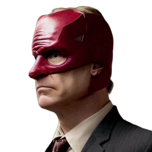 mask, face, comic book art, red transparent PNG cut-out