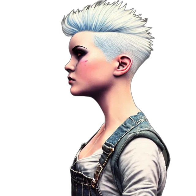 staff, face, hair, jacket, concept art, 3d render, fantasy art, photorealistic transparent PNG cut-out