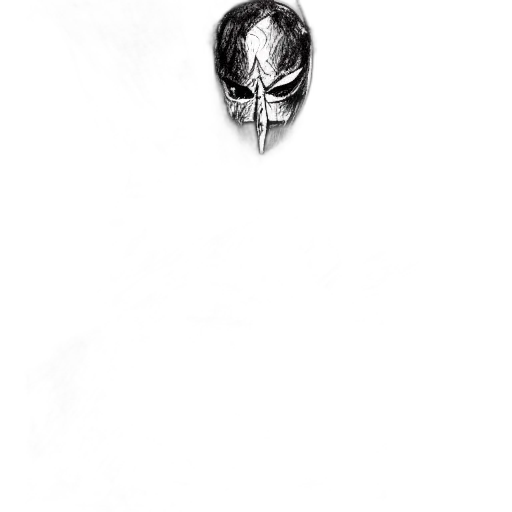 mask, crown, sword, face transparent PNG cut-out